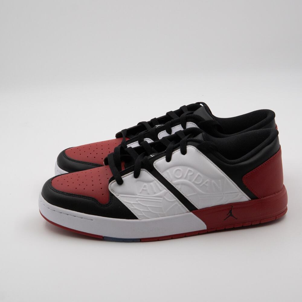 Jordan Nu Retro 1 Low Varsity Red Black Size 13 DS
